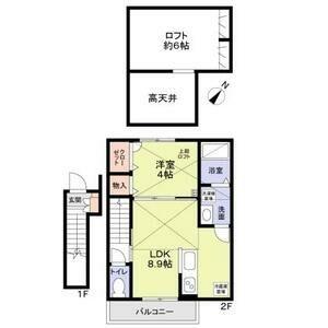 フォレストメゾン西船橋ＥＡＳＴ 205｜千葉県船橋市印内２丁目(賃貸アパート1LDK・2階・32.50㎡)の写真 その2