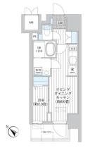 レフィールオーブ南行徳駅前 609 ｜ 千葉県市川市新井３丁目（賃貸マンション1LDK・6階・27.15㎡） その2