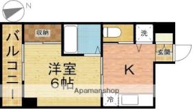 千葉県市川市市川２丁目（賃貸マンション1K・3階・22.50㎡） その2