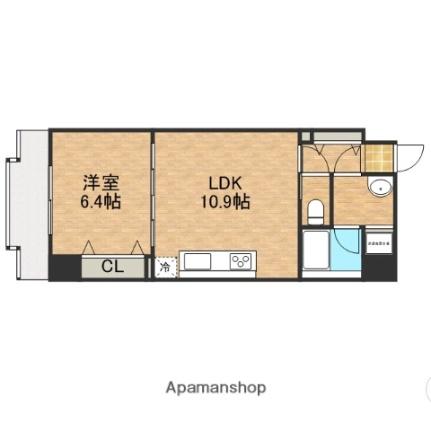 スカイヒルズ 302 ｜ 千葉県船橋市東船橋４丁目（賃貸マンション1LDK・3階・41.97㎡） その2