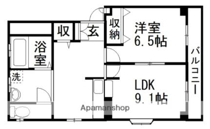 アルカサーノ八千代台  ｜ 千葉県八千代市八千代台北９丁目（賃貸マンション1LDK・3階・39.29㎡） その2