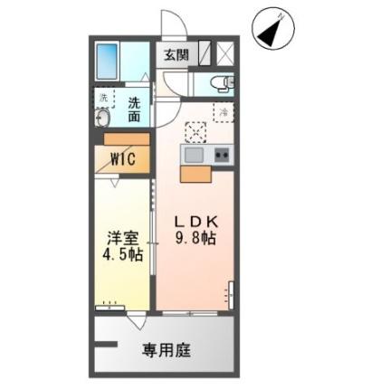 デル・スド・クローチェ 107 ｜ 千葉県木更津市中島（賃貸アパート1LDK・1階・36.00㎡） その2