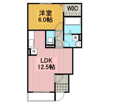 グリーンテリア　第12 102 ｜ 千葉県松戸市金ケ作（賃貸アパート1LDK・1階・45.27㎡） その2