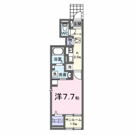 アーブル 102 ｜ 千葉県柏市しいの木台３丁目（賃貸アパート1K・1階・31.66㎡） その2