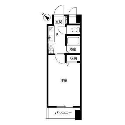 プレール三田 214｜東京都港区三田５丁目(賃貸マンション1K・2階・19.98㎡)の写真 その2