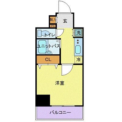 スカイコートヴィーダ五反田ＷＥＳＴ 606｜東京都品川区西五反田８丁目(賃貸マンション1K・6階・21.93㎡)の写真 その2