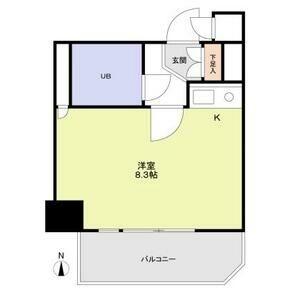 ダイアパレス池尻大橋 702｜東京都目黒区大橋１丁目(賃貸マンション1R・7階・20.98㎡)の写真 その2