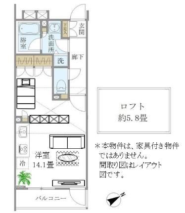 ル・フェール南青山 402｜東京都港区南青山３丁目(賃貸マンション1R・4階・36.81㎡)の写真 その2