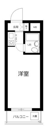 ラ・カーサ 307｜東京都目黒区上目黒４丁目(賃貸マンション1R・3階・14.40㎡)の写真 その2