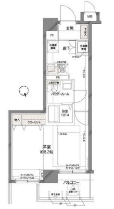 ランドステージ西馬込ベイシス 407号室｜東京都大田区西馬込２丁目(賃貸マンション1K・4階・30.00㎡)の写真 その2