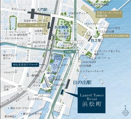 ローレルタワールネ浜松町 0405｜東京都港区海岸２丁目(賃貸マンション1DK・4階・32.21㎡)の写真 その3