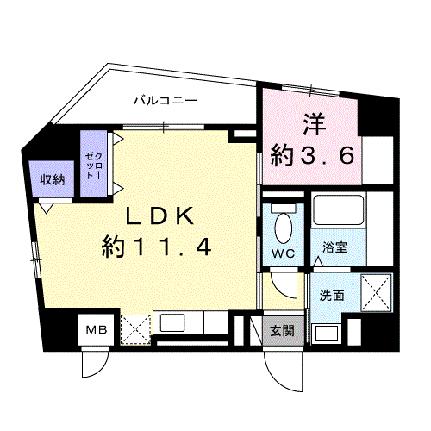 スリーピーラグーンII 701｜東京都大田区蒲田４丁目(賃貸マンション1LDK・7階・38.92㎡)の写真 その2