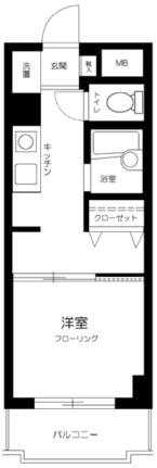 ライツ大森 211｜東京都大田区大森北５丁目(賃貸マンション1K・2階・23.25㎡)の写真 その2