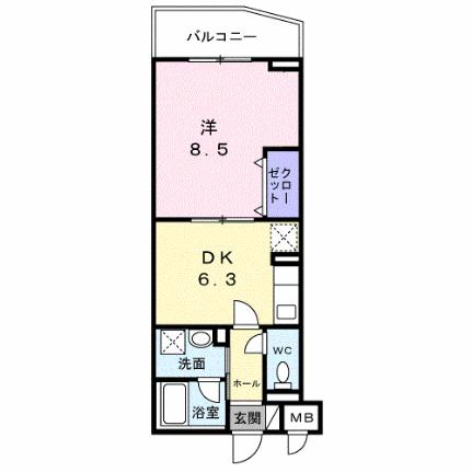 クレメントリバー 102｜東京都大田区矢口３丁目(賃貸アパート1DK・1階・35.83㎡)の写真 その2