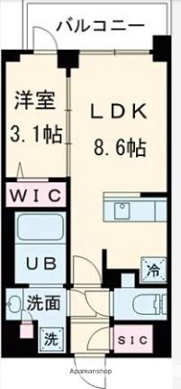 クレストコート大岡山 307｜東京都大田区南千束２丁目(賃貸マンション1LDK・3階・30.22㎡)の写真 その2