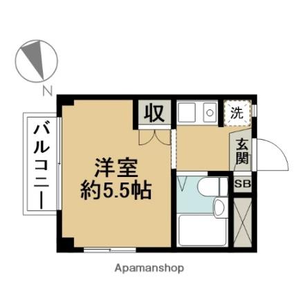 コーポ・ワタナベ 305｜東京都江戸川区中葛西５丁目(賃貸マンション1K・3階・16.00㎡)の写真 その2