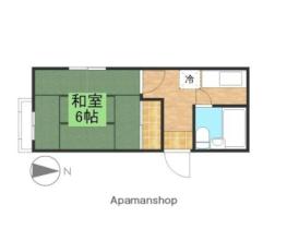 コーポ白樺 203 ｜ 東京都八王子市中野上町５丁目（賃貸アパート1K・2階・19.83㎡） その2