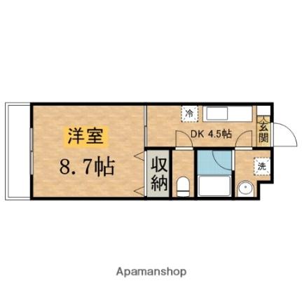 エスペランサクリア 205｜東京都八王子市越野(賃貸マンション1DK・2階・30.35㎡)の写真 その2