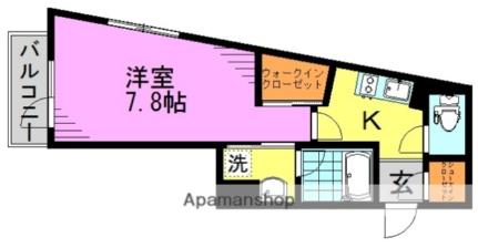 東京都杉並区高円寺南５丁目(賃貸マンション1K・3階・26.57㎡)の写真 その2