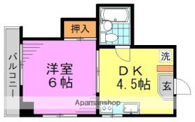 東京都杉並区和田１丁目（賃貸マンション1DK・3階・22.00㎡） その2