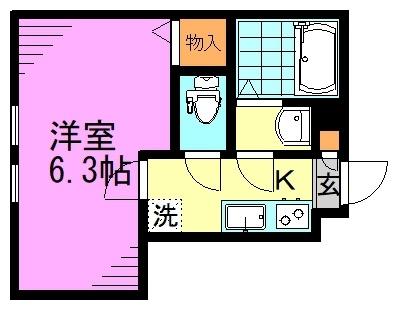 ミハス南阿佐ヶ谷 ｜東京都杉並区成田東４丁目(賃貸アパート1K・1階・19.86㎡)の写真 その2