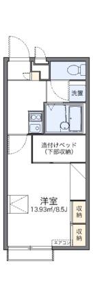 レオパレス幸良II 106 ｜ 東京都府中市矢崎町１丁目（賃貸アパート1K・1階・23.18㎡） その2