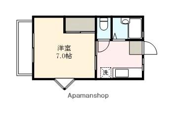 シオン・Ｈ・アパートメント 201｜神奈川県相模原市南区御園４丁目(賃貸アパート1K・2階・23.77㎡)の写真 その2