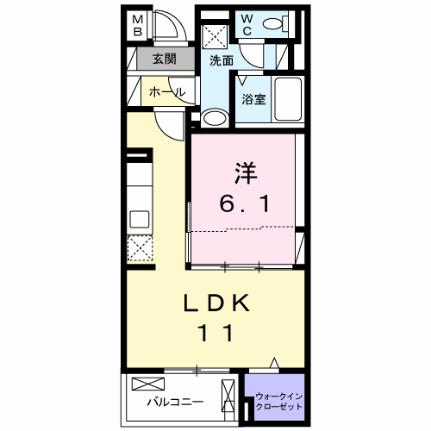 ウエストレジデンス 202｜神奈川県川崎市高津区北見方３丁目(賃貸マンション1LDK・2階・41.94㎡)の写真 その2