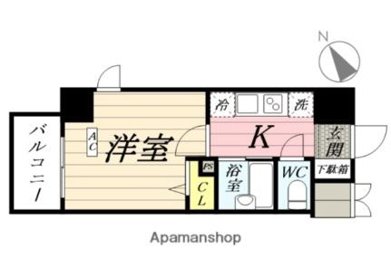 バージュアル横濱鶴見 ｜神奈川県横浜市鶴見区本町通３丁目(賃貸マンション1K・6階・21.44㎡)の写真 その2