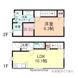 富山地方鉄道上滝線 朝菜町駅 徒歩12分