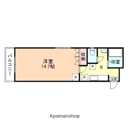 リベルテ千石町 407｜富山県富山市千石町５丁目(賃貸マンション1K・4階・39.50㎡)の写真 その2