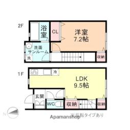 富山地方鉄道上滝線 上堀駅 徒歩14分