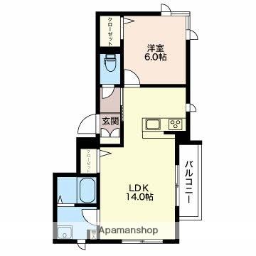 富山県富山市堀川小泉町（賃貸マンション1LDK・3階・47.57㎡） その2