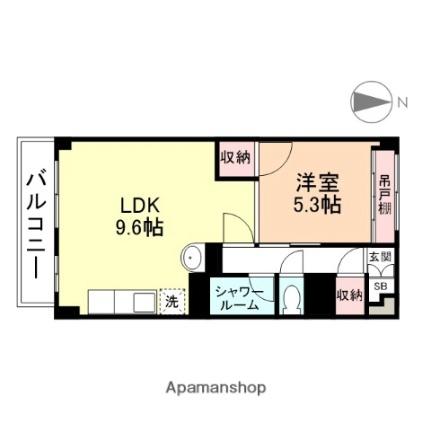 大町マンション 202 ｜ 富山県富山市大町（賃貸マンション1LDK・2階・34.43㎡） その2