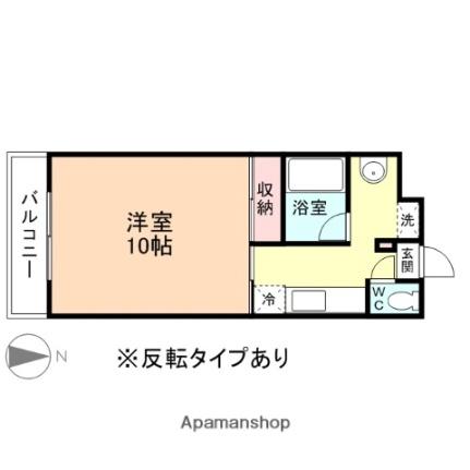 ＰＬＡＺＡ希望の朝　南館Ａ 209 ｜ 富山県富山市婦中町下轡田（賃貸マンション1K・2階・36.32㎡） その2