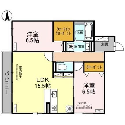 ＤーＲｅｓｉｄｅｎｃｅ諸江町ＨＥＬＺ 303｜石川県金沢市諸江町上丁(賃貸アパート2LDK・3階・67.61㎡)の写真 その2