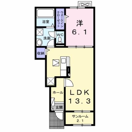 セレーノ箕輪 103｜長野県上伊那郡箕輪町大字中箕輪(賃貸アパート1LDK・1階・50.05㎡)の写真 その2