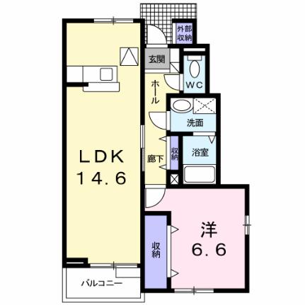 レジーナ　Ｂ 101 ｜ 長野県諏訪市大字四賀（賃貸アパート1LDK・1階・51.05㎡） その2