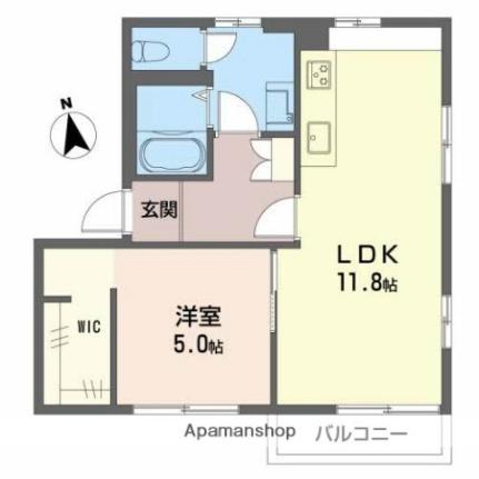 ディアス・クレール B201 ｜ 長野県松本市寿北３丁目（賃貸アパート1LDK・2階・43.54㎡） その2