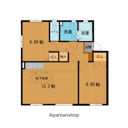 プランタンビオレ 102｜岐阜県加茂郡八百津町野上(賃貸アパート2LDK・1階・59.24㎡)の写真 その2