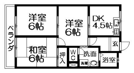 ジードルング山手 00106｜岐阜県美濃加茂市山手町３丁目(賃貸マンション3DK・1階・49.50㎡)の写真 その2