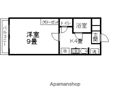 サンシャインＡ3 305｜静岡県富士市浅間上町(賃貸マンション1K・3階・24.84㎡)の写真 その2
