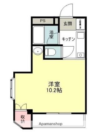 東海徳倉ビル 201｜静岡県駿東郡清水町中徳倉(賃貸マンション1K・2階・28.00㎡)の写真 その2