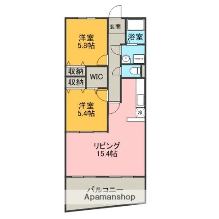 マノワール陽光 102｜静岡県駿東郡長泉町納米里(賃貸マンション2LDK・1階・61.05㎡)の写真 その2