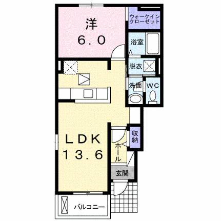 エアリーガーデン 101｜静岡県駿東郡小山町須走(賃貸アパート1LDK・1階・46.06㎡)の写真 その2