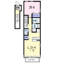 ジェルメII 201 ｜ 静岡県浜松市中央区雄踏１丁目（賃貸アパート1LDK・2階・41.98㎡） その2