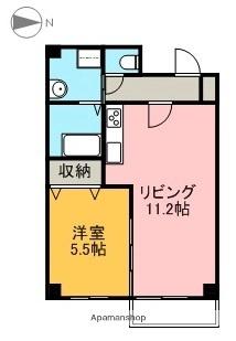 Ｆ　ａｖｅｎｕｅ 202｜静岡県富士市本町(賃貸マンション1LDK・2階・38.04㎡)の写真 その2