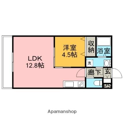 シュシュ・アネシス 201｜静岡県富士宮市大岩(賃貸マンション1LDK・2階・40.50㎡)の写真 その2