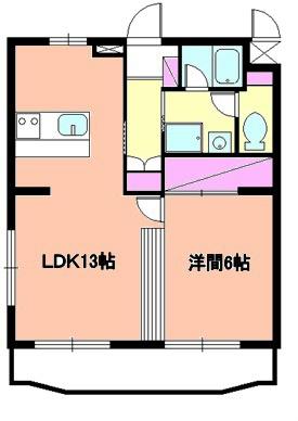 ヴィラ貴平 303 ｜ 静岡県浜松市中央区貴平町（賃貸マンション1LDK・3階・45.36㎡） その2