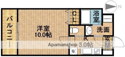 たちばな参番館 ｜静岡県浜松市中央区佐藤２丁目(賃貸マンション1K・1階・29.97㎡)の写真 その2